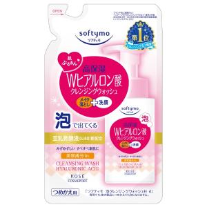 【3点セット】ソフティモ Wヒアルロン酸 泡クレンジングウォッシュ つめかえ用 180ml｜at-tree