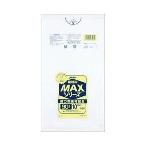 (ジャパックス)(ゴミ袋)S-93 90Lサイズ MAX半透明 10枚入り(4521684232939)