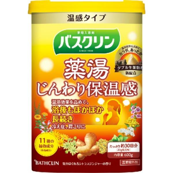 バスクリン薬湯 じんわり保温感 600g