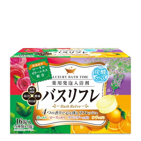 ライオンケミカル バスリフレ 薬用 発泡 入浴剤 16錠入
