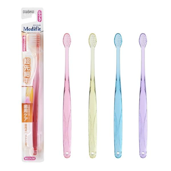 メディフィット 超先細毛ハブラシ 超コンパクト ふつう 1本 エビス