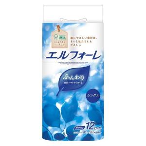 大王製紙 エルフォーレ トイレットティシュー12ロール シングル トイレットペーパー