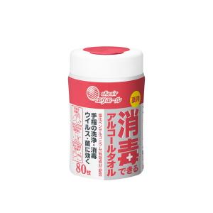 エリエール 薬用消毒できるアルコールタオル 80枚