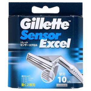ジレット センサーエクセル専用 替刃 10個入 : アットツリーヤフー店