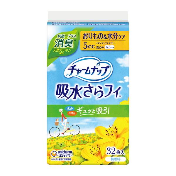 チャームナップ 吸水さらフィ 5cc 無香料 消臭タイプ 32枚入 ユニ・チャーム