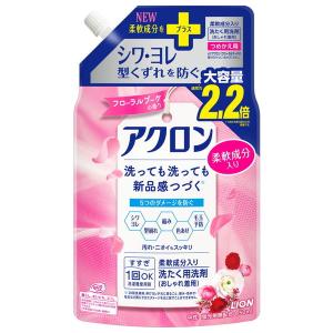ライオン アクロン おしゃれ着用洗剤 フローラルブーケの香り 詰替 大容量 850ml 柔軟成分入 洗たく用洗剤
