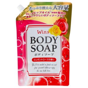日本合成洗剤 ウインズ ボディソープ ローズ 大容量 詰替900g
