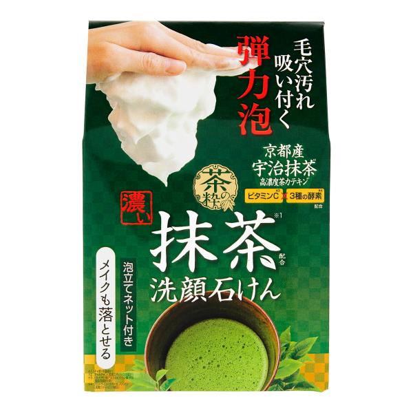 茶の粋 濃い洗顔石鹸 M 100g