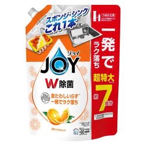 P&G ジョイ JOY W除菌ジョイ コンパクト 贅沢シトラスオレンジの香り 超特大 つめかえ用 910ml
