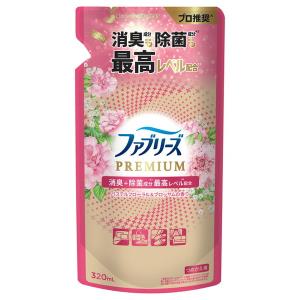 P&G ファブリーズ W除菌 + 消臭プレミアム パステルフローラル&ブロッサムの香り つめかえ用 320mL 衣類・布製品消臭剤