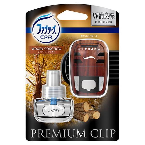 (2個セット・送料無料)ファブリーズ プレミアムクリップ ウッディコンチェルト 本体 7ml