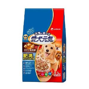 【送料無料】ユニ・チャーム 愛犬元気肥満が気になる愛犬用ビーフ・ささみ・緑黄色野菜・小魚入り2.3k...