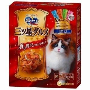 広島物流出荷 14個セット ユニ・チャーム 銀のスプーン三ツ星グルメ4種のアソート素材入り お魚レシ...