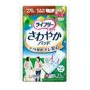 １６個セット　ユニ・チャーム　ライフリーさわやかパッド特に多い時も長時間安心用10枚｜at-tsuhan