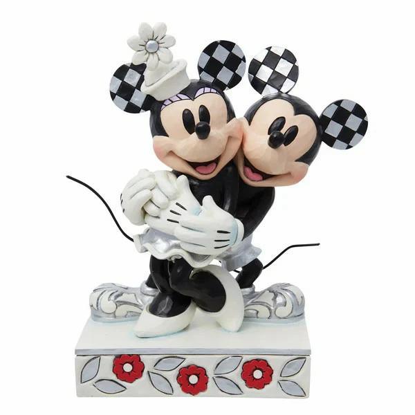 【50%OFF】【enesco Disney】【ミニー＆ミッキー】【ディズニーフィギュア100周年記...