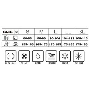 コンプレッション メンズ インナーシャツ 夏 ...の詳細画像2