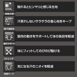 コンプレッション 冷感 夏用 ポスト投函配送 ...の詳細画像4