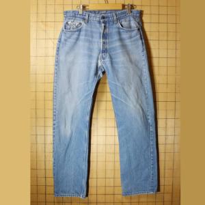 USA製 80s Levis リーバイス 501-0115 ダメージ ジーンズ デニム パンツ ブルー W36 アメリカ古着｜ataco-garage