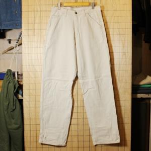 90s USA製 Levis リーバイス 古着 オフホワイト ペインターパンツ W32 ワークウェア ss110｜ataco-garage