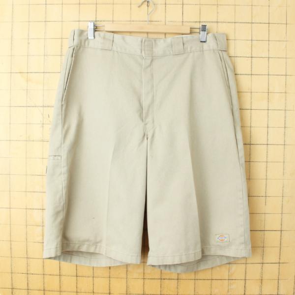 USA Dickies ディッキーズ チノ ショートパンツ ベージュ W36相当 ショーツ ハーフ ...