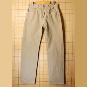 90s USA製 Levis リーバイス 501 ベージュ カラー ジーンズ デニム パンツ W34 アメリカ古着｜ataco-garage