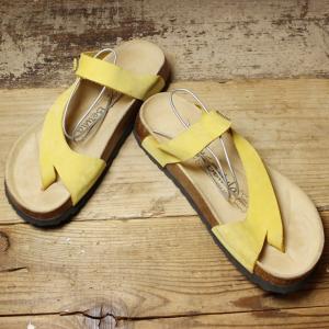 Betula BIRKENSTOCK ビルケンシュトック サンダル 26cm レギュラー イエロー 古着｜ataco-garage