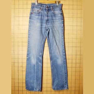 USA製 Levis リーバイス 517-0217 ジーンズ デニム パンツ W29 ブーツカット フレア ブルー 古着｜ataco-garage