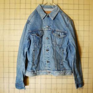 USA製 80s Levis リーバイス デニム ジャケット メンズ42 ブルー 70505-0214 フォース BOWIE U2 古着｜ataco-garage