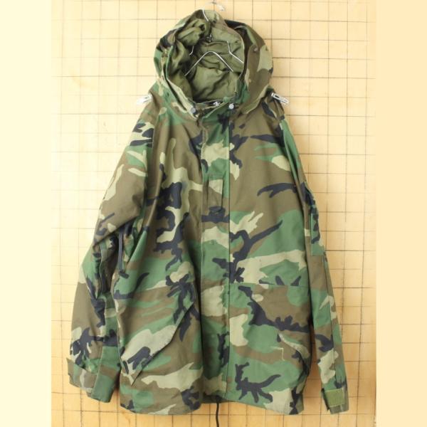 90s U.S.ARMY ECWCS GEN1 ウッドランドカモ GORETEX ゴアテックス パー...