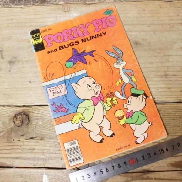 70s ポーキーピッグ バッグスバニー コミック PORKY PIG and BUGS BUNNY ...