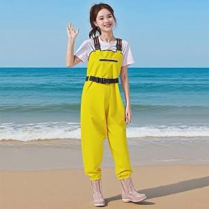 ズボン 胴付長靴 レディース 防水 農作業 ブ...の詳細画像1
