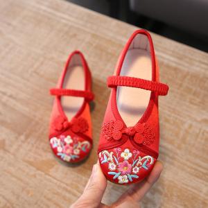 七五三 赤 痛くない 草履 花柄 キッズ 赤ち...の詳細画像3