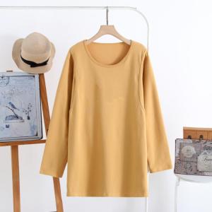 授乳服 長袖 カットソー Tシャツ マタニティ...の詳細画像2