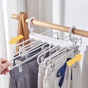 2本セット 多機能ハンガー 洋服収納 6連 ズ...の詳細画像2