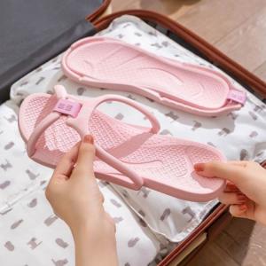 折り畳みサンダル 速乾 旅行 折り畳みスリッパ...の詳細画像1