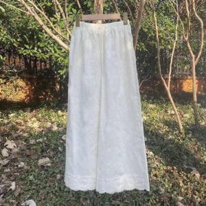 ぺチパンツ 九分丈 ぺチパンツ ペチコート 裾...の詳細画像1