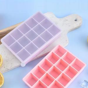 製氷器 シリコントレイ 作る 製氷皿 フタ付き...の詳細画像2