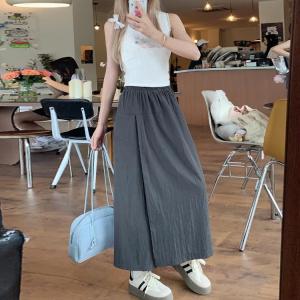 パンツスカート スカートパンツ 無地 スカンツ...の詳細画像3