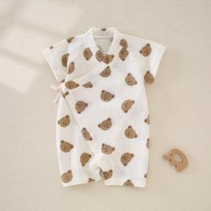 赤ちゃん ショートオール ベビー甚平ロンパース...の詳細画像2