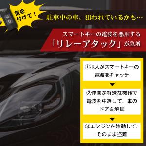 キーケース リレーアタック防止 ケース カーセ...の詳細画像2