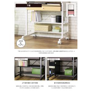 机 組立式 ハイタイプ パソコン デスク IW...の詳細画像3