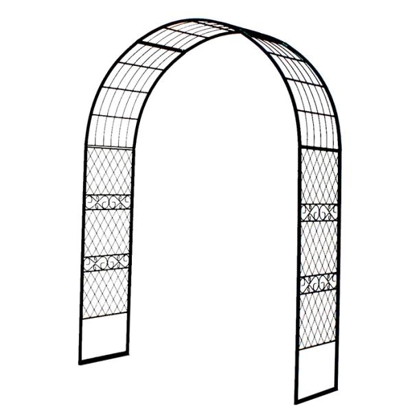 ワイド アイアンアーチ 組立式 IA-ED001GRN 幅1790x奥行600x高さ2510mm 住...