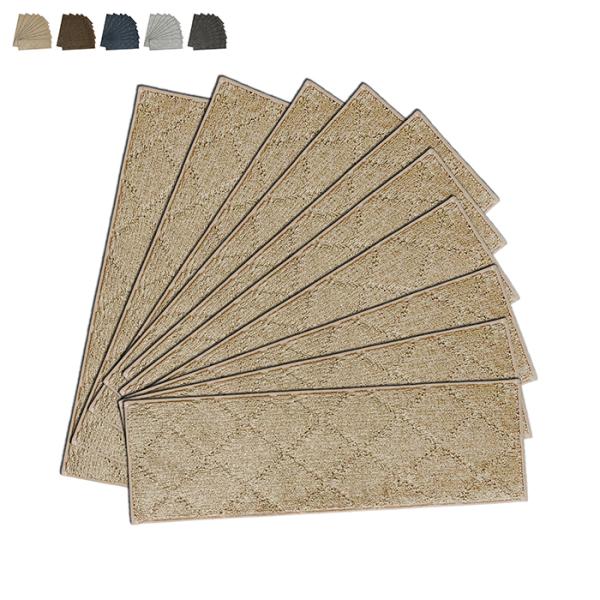 階段マット ふわピタ 10枚入 22x70cm カキウチ