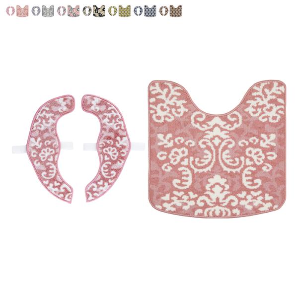 トイレマット 便座マット セット ルルディ SELECT JUST FIT 60x60cm＋フリー ...