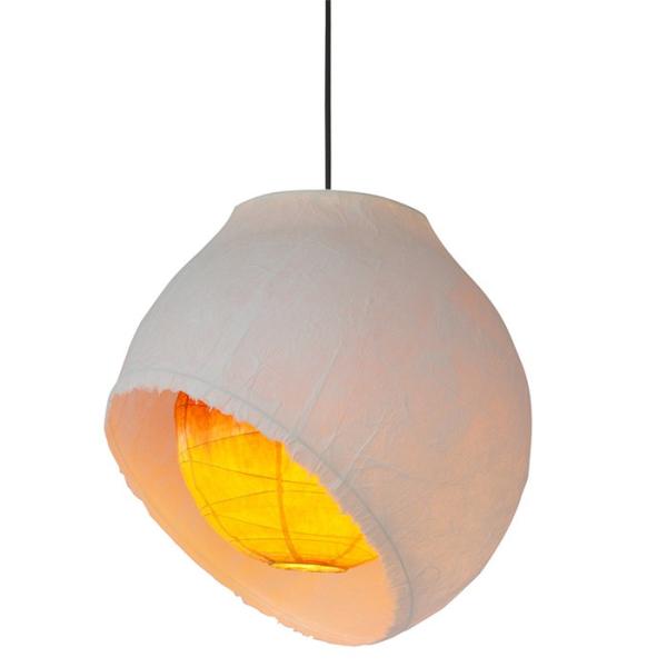 1灯 和紙 ペンダントライト moon 月のあかり 電球付属なし シェードサイズ 幅450x奥行45...