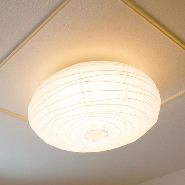 和紙 LEDシーリングライト クラウド SC-106 揉み紙 電球付属 Φ600mmx高さ250mm...