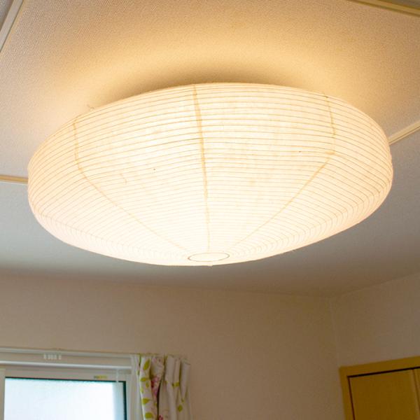 和紙 LEDシーリングライト 月夜 SC-107 美濃粕紙 電球付属 Φ670mmx高さ250mm ...