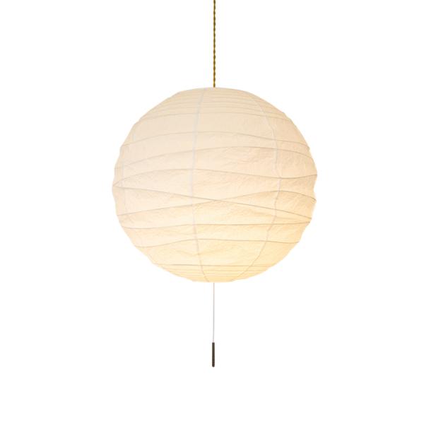 和風 3灯 ペンダントライト SPN3-2101 真月 揉み紙 電球別売 Φ500mmx高さ470m...