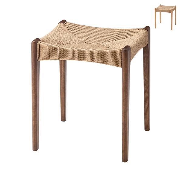 椅子 完成品 ペーパーコード スツール ACE-75 幅40x奥行40x高さ46cm 東谷