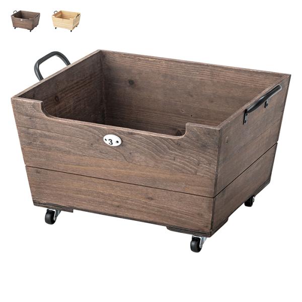 ラック 完成品 キャスター付ボックス LFS-177 幅47x奥行35x高さ27cm 東谷